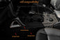 Shevron Transmission Console Cover + Orange Stitching For Ford Ranger Wildtrak Sport Small Gear Selector 5/2022-2025
