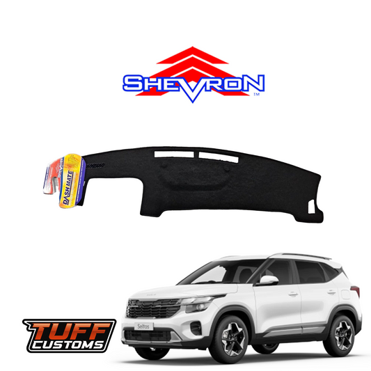 Shevron Black Dash Mat For Kia Seltos SP2 PE 8/2022-2024 DM1667