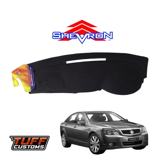 Shevron Black Dash Mat For Holden Statesman WM 7/2006-5/2013 DM1038