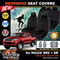 Manta Neoprene 2 Rows Seat Covers For Toyota Hilux SR5 SR 4WD 8/2009-9/2015