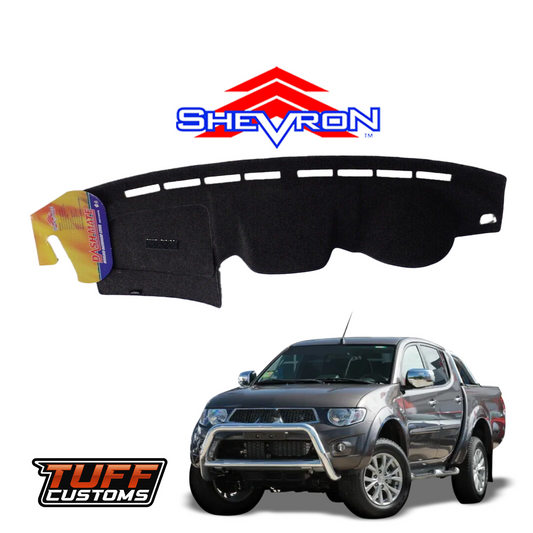 Shevron Black Dash Mat For Mitsubishi Triton ML 7/2006-9/2009 DM1016