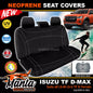Manta Neoprene Rear Seat Covers For Isuzu TF D-MAX LS-M LS-U 7/2020-2024