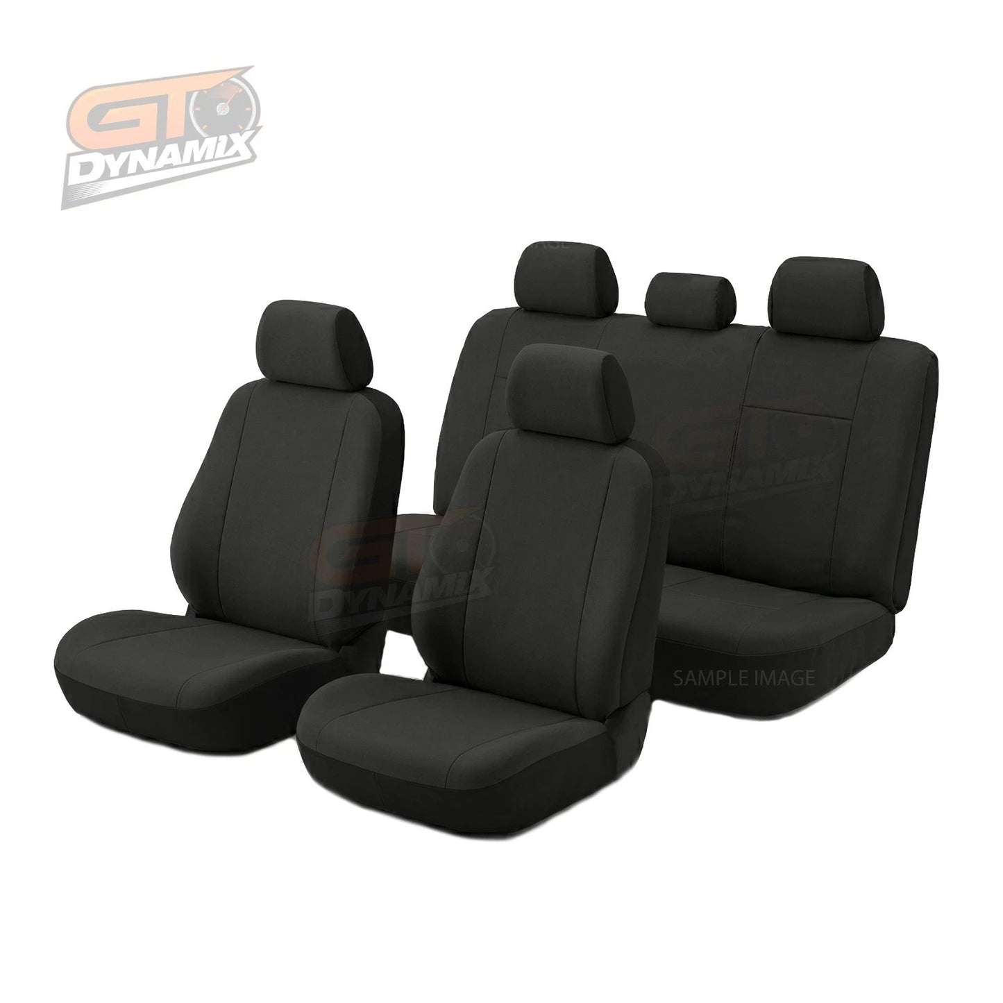 TUFF Canvas 2 Rows Seat Covers MITSUBISHI TRITON MV GLX GLS GSR 12/2023-2026 BLK