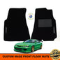 Custom Made Floor Mats Front For Nissan S15 Silvia with SILVIA Badge Black