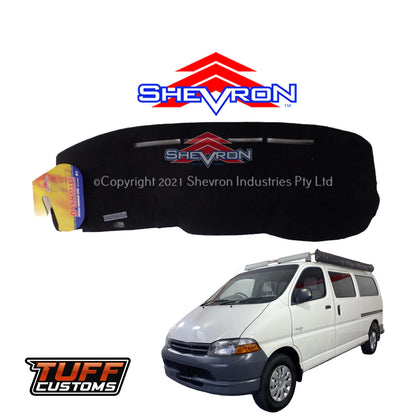 DASH MAT For Toyota Hi-Ace SBV ZH-CH Series 1994-4/2001 678 Black or Charcoal