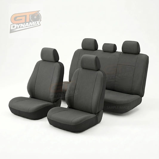 TUFF Canvas 2 Rows Seat Covers FORD RANGER PX2 PX3 XL XLS XLT 2015-2022 Charcoal