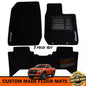 Custom Made Floor Mats 2 Rows Isuzu D-MAX TF X-Terrain LS-U LSM SX 7/2020-2024 BLACK