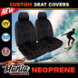 Manta Neoprene Front Seat Covers For HYUNDAI ACCENT RB ACTIVE ELITE PREMIUM SR 2011-2019