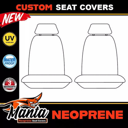 Manta Neoprene Front Seat Covers For MAZDA CX-8 KG ASAKI SPORT TOURING 6/2018-2025