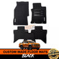 Custom Made Floor Mats 2 Rows For Mitsubishi Triton MV GLX GLS GSR 12/2023-2025 BLACK