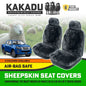 KAKADU Luxury Sheepskin Seat Covers Suits Isuzu D-MAX 2013-2020 30mm 5Colours 6YRW