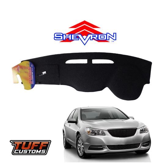 Shevron Black Dash Mat For Holden Commodore VF Evoke 6/2013-11/2017 DM1321