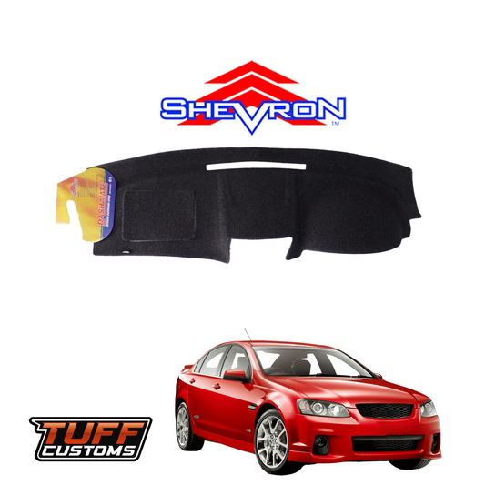 Shevron Black Dash Mat For Holden Commodore VE Series 2 Omega 9/2010-5/2013 DM1199