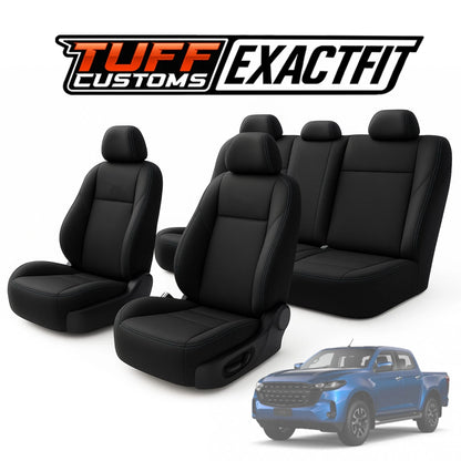 TUFF Customs EXACTFIT Neoprene Seat Covers Mazda BT-50 TF SP GT XT-R THUNDER 7/2020-2026 2 Rows