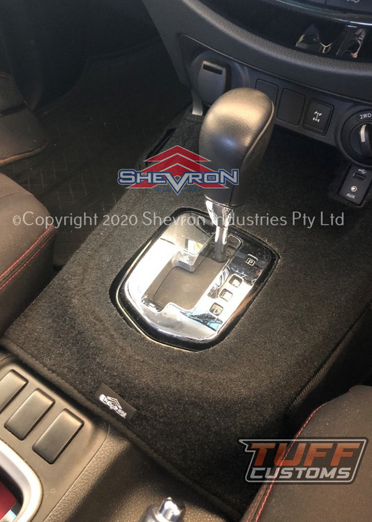 Shevron Transmission Console Cover For Nissan Navara D23 NP300 Auto 3/2015-1/2021