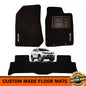 Custom Made Floor Mats 2 Rows Isuzu MU-X LS-U LS-T LS-M MUX 9/2013-6/2021 BLACK