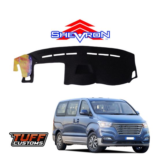 Shevron Black Dash Mat For Hyundai iLoad/iMax 2/2008-5/2021 DM1088