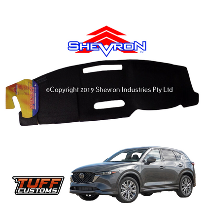 Shevron Black Dash Mat For Mazda CX5 KF Maxx & Maxx Sport w/ 24cm Central Screen 2/2017-2020 DM1473