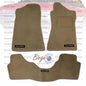 Custom Made Floor Mats Set of 3 Beige with Silver badge VL TURBO Calais BT1 Berlina