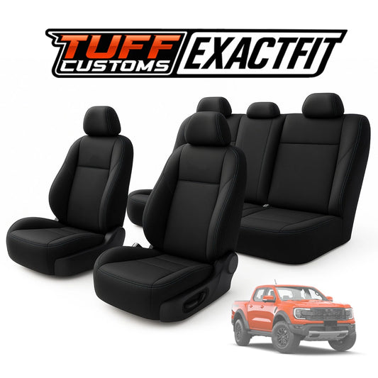 TUFF Customs EXACTFIT Neoprene Seat Covers FORD NEXT GEN RANGER RAPTOR 5/2022-2025 2 Rows