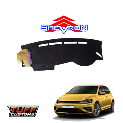 Shevron Black Dash Mat For Volkswagen Golf VII (not cabriolet) 2/2013-5/2021 DM1318