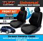 TUFF Customs Universal Neoprene Seat Covers For Toyota Yaris NCP130R NCP131R YR YRS SX ASCENT 11/2011-4/2020
