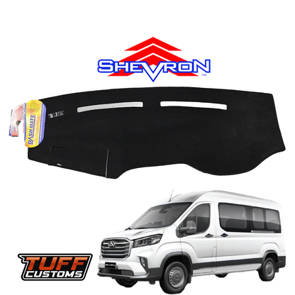 Shevron Black Dash Mat For Ldv Deliver 9 LWB 11/2022-2025 DM1686