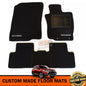 Custom Made Floor Mats 2 Rows Mitsubishi Outlander ZJ ZK ZL EXCEED VRX LS 11/2012-2020 BLACK
