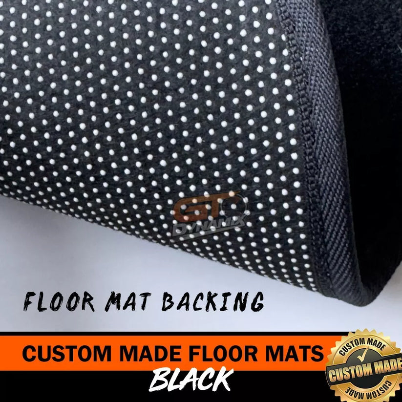 Custom Made Floor Mats 2 Rows For Mitsubishi Triton MV GLX GLS GSR 12/2023-2025 BLACK