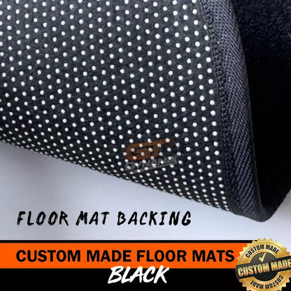 Custom Made Floor Mats 2 Rows For Mitsubishi Triton MV GLX GLS GSR 12/2023-2025 BLACK