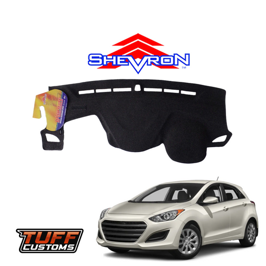 Shevron Black Dash Mat For Hyundai i30 GD 5/2012-2/2017 DM1279