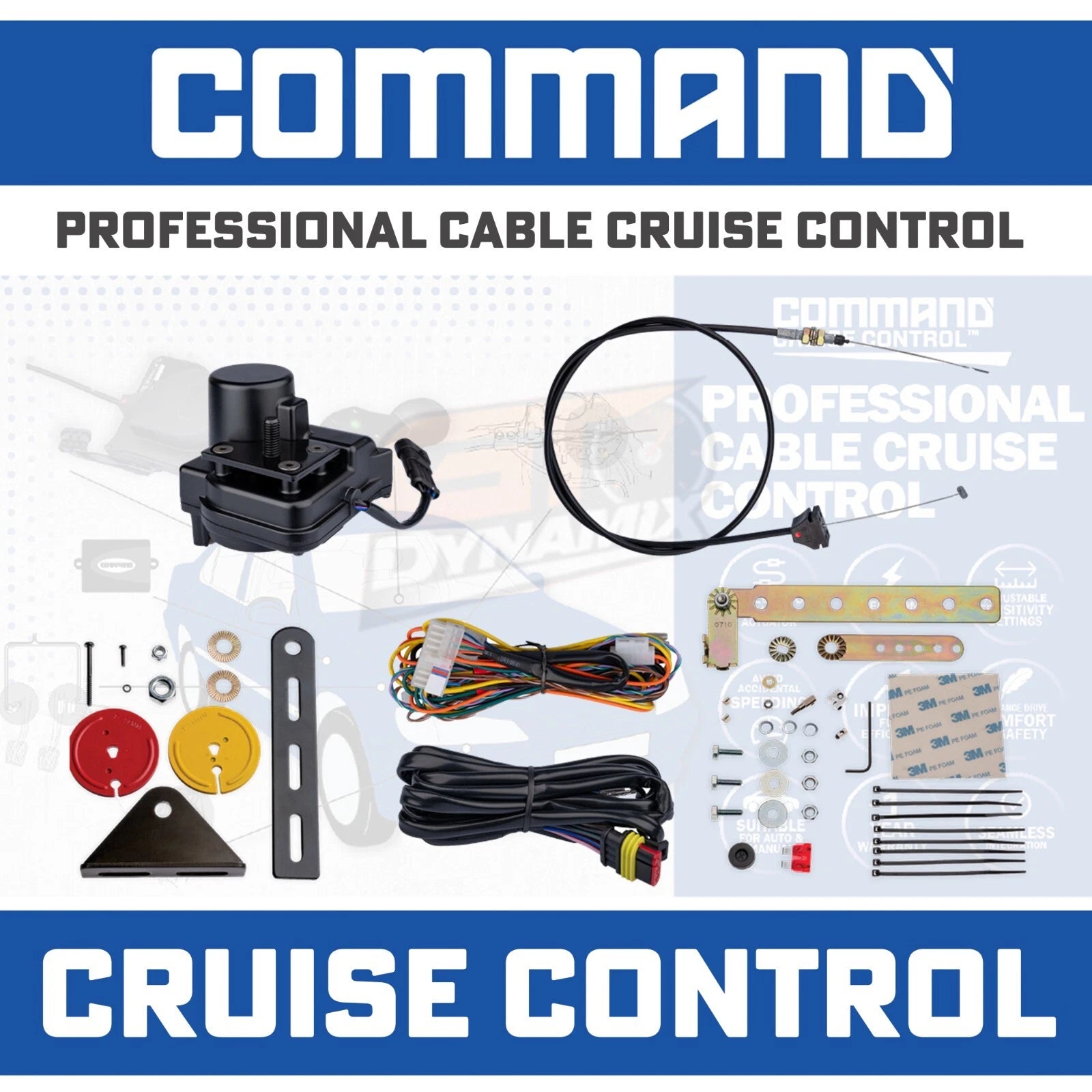 Command Professional CABLE Electric Cruise CONTROL KIT (Base Kit) AP60 ...