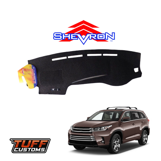 Shevron Black Dash Mat For Toyota Kluger XU50 2014-5/2021 DM1350