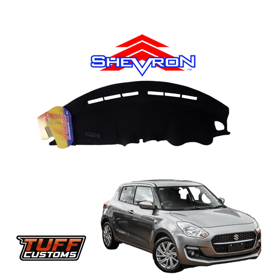 Shevron Black Dash Mat For Suzuki Swift AZ 5/2017-2024 DM1471