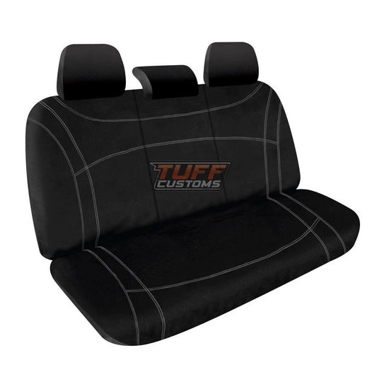 Manta Neoprene Rear Seat Covers for Toyota Hilux N90 SR SR5 8/2025-2026 BLACK