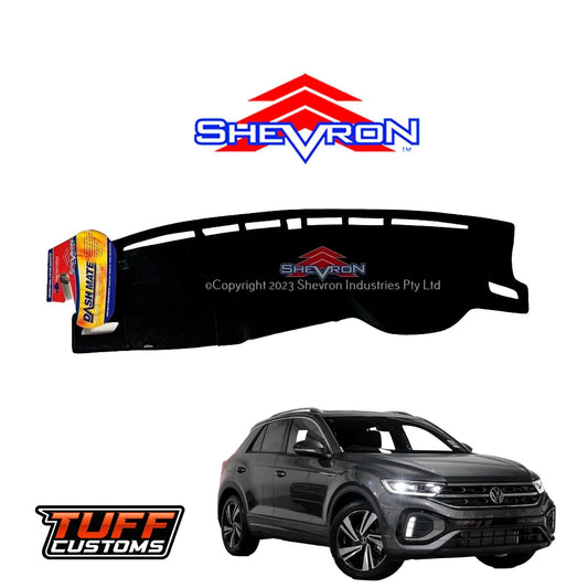 Shevron Black Dash Mat For Volkswagen T Roc D11 4/2022-2024 DM1661