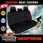 Manta Neoprene Rear Seat Covers For NISSAN NAVARA D23 NP300 RX SL ST ST-X 2017-2020