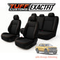 TUFF Customs EXACTFIT Neoprene Seat Covers FORD NEXT GEN Ranger Orange STITCHING 2022-2025 2 Rows