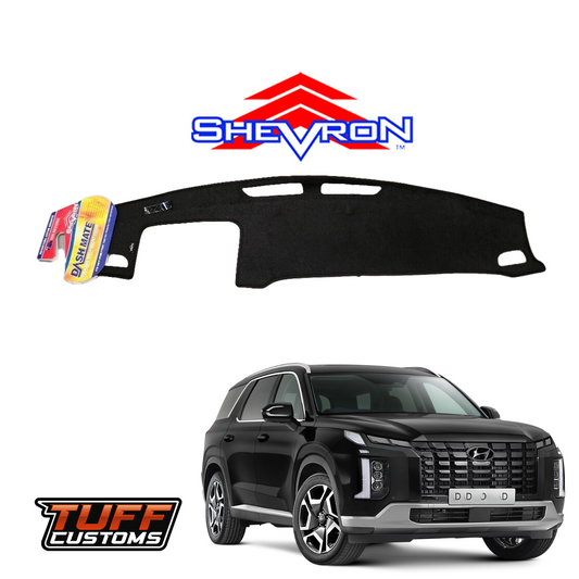 Shevron Black Dash Mat For Hyundai Palisade Elite 8/2022-2024 DM1670