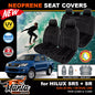 Manta Neoprene 2 Rows Seat Covers For Toyota Hilux SR5 SR 5/2005-7/2009