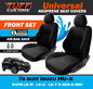 TUFF Customs Universal Neoprene Seat Covers Isuzu MU-X LS-M LS-U LS-T 11/2013-5/2021