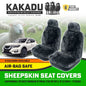 KAKADU Luxury Sheepskin Seat Covers Suits Nissan X-Trail T32 3/2014-7/2022 30mm 5 Colours 6YRW