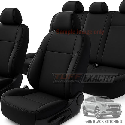 TUFF Customs ExactFit Neoprene Seat Covers Isuzu TF MU-X MUX LS-U LS-M LS-T 6/2021-2025 2 Rows