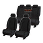 TUFF HD TRADE Canvas Seat Covers 2 Rows For BYD SHARK 6 All Series 07/2024-2025 BLACK