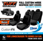 Tuff Customs Neoprene Seat Covers 2 Rows For Toyota Landcruiser 79 Series GX GXL VDJ79R 2016-2025