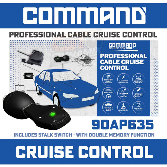 Command Professional CABLE Electric Cruise CONTROL + Stalk Switch D/Memory AP635