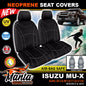Manta Neoprene Front Seat Covers For ISUZU DMAX TF LS-U LS-M LS SX 6/2012-6/2020