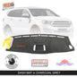 Shevron Charcoal Dash Mat For Ford Everest UA Ambient w/ Centre Coin Tray 7/2015-5/2022 DM1405