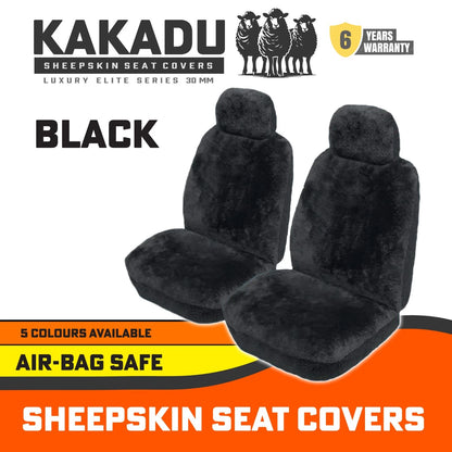 KAKADU Luxury Elite Sheepskin Seat Covers For Nissan GU GQ PATROL 30mm 5 Colours Available 6YRW