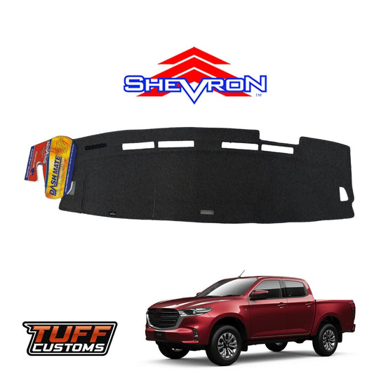 Shevron Black Dash Mat For Mazda BT 50 XT TF & Freestyle 7/2020-2024 DM1591